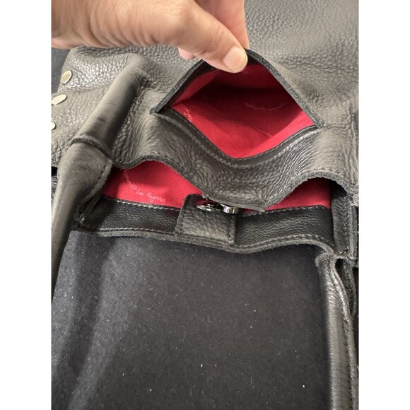 HAMMITT Black Oliver Tote Pebbled Leather Shoulder Bag Soft Excellent Condition - Picture 8 of 16